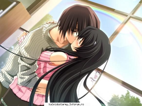 Langa fantana - Offf , Leon-san ... soptii ea - In parc